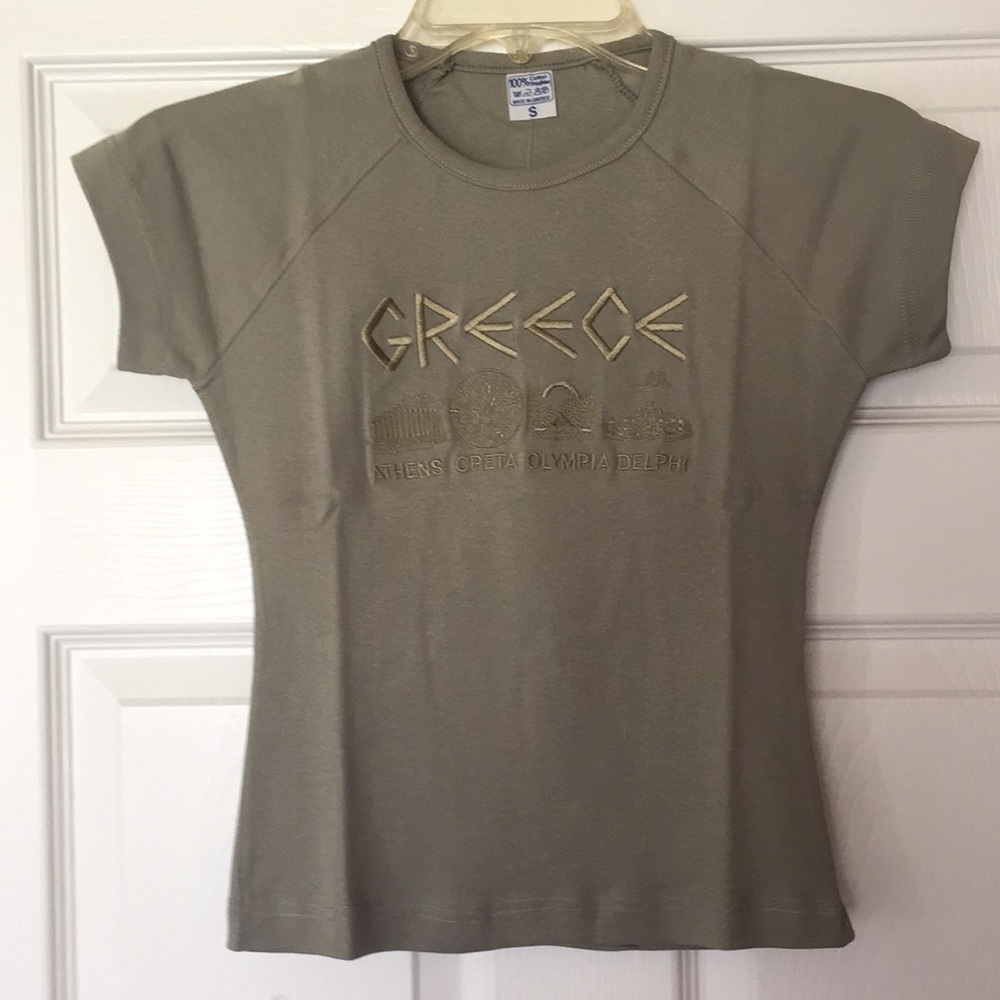 Girl's Olive green short sleeve t-shirt